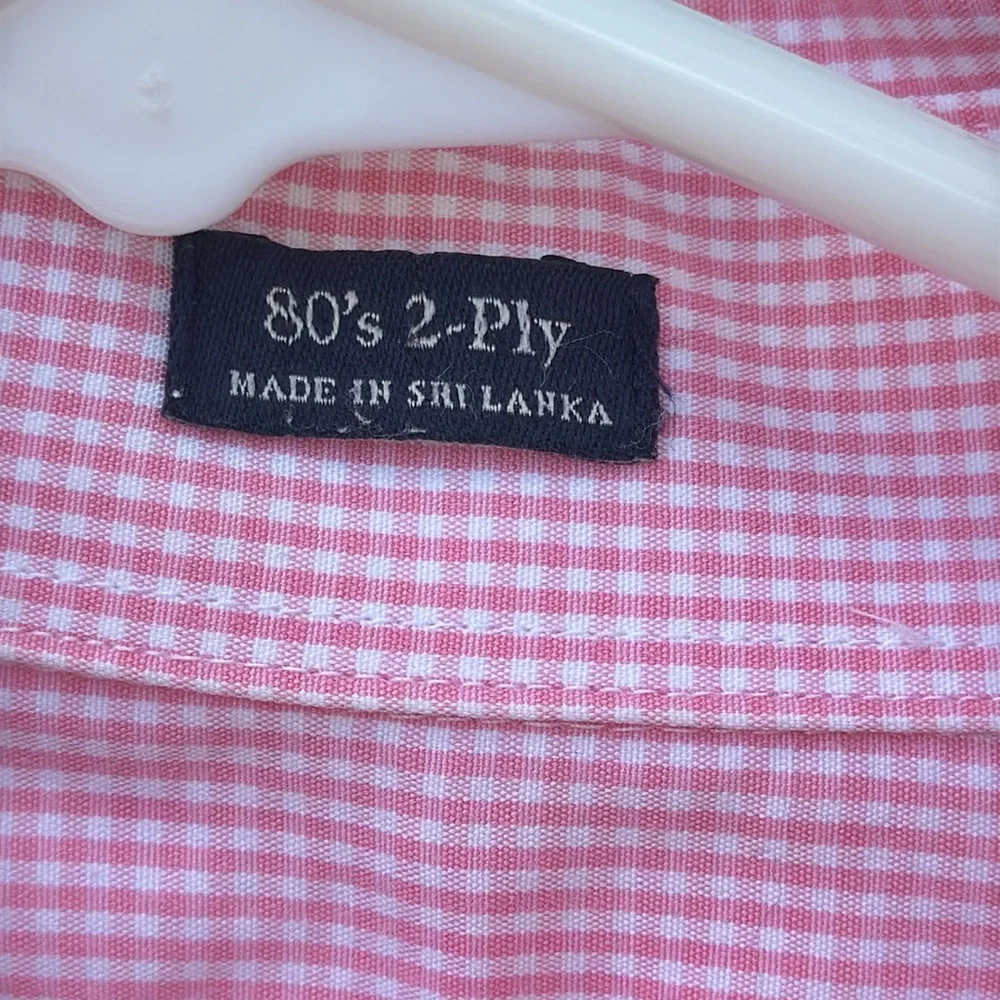 J.‎ Crew Pink Dress Shirt Classic Button-Down men’s medium 15/15 1/2 neck